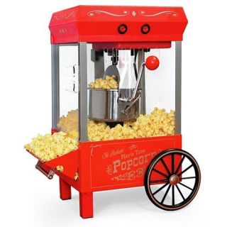 Old Fashioned Movie Kettle Popcorn Maker Popper