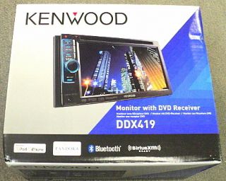 New Kenwood DDX419 in Dash 6 1 Double DIN Touchscreen CD DVD Receiver