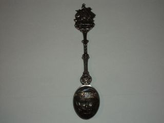 Orig VTG Lucky Souvenir Spoon Kernville CA Figural not sterling silver