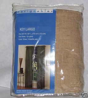 Window Panel Key Largo Straw 56 x 84 Long