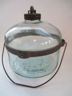 Antique Kerosene Jar for Stove Burning Kerosene Patented 1919 and 1920