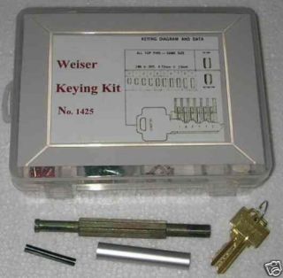 Weiser Rekeying Kit w Tools Locksmith Pinning Kit
