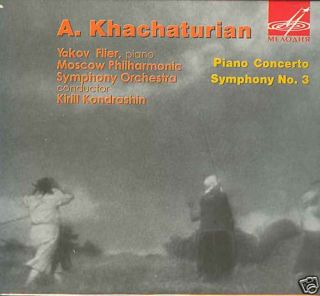 Flier Kondrashin A Khachaturian P C Sym 3 CD Mel New