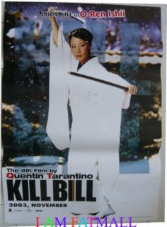 Kill Bill Volume 1 DS 1 Sheet Poster Lucy Liu O Ren