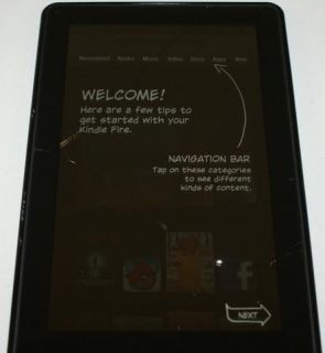  Kindle Fire Color WiFi Works Perfect But Has A Crack on Screen