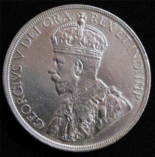 Canadian 1936 King George V 80 Silver Dollar
