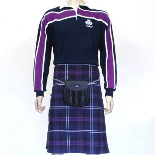 Casual 4 Piece 6 Nations Rugby Kilt Outfit SR01