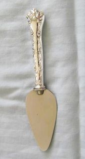 Sterling Cheese Server Vintage Kings Court Pattern by Whiting