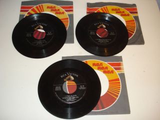 ELVIS PRESLEY 1956 Set of 3 EPs SPD 23 7 45 rpm Blue Suede Shoes Hound