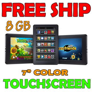  KINDLE FIRE 7 COLOR TOUCHSCREEN 8GB INTERNAL STORAGE Wi Fi APPS