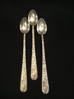 Kirk Son Sterling Silver Tea Spoons 3