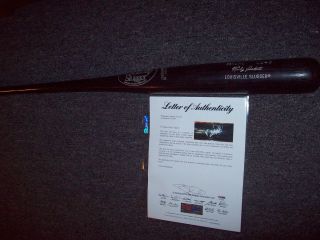 Kirby Puckett Louisville Slugger Model Bat Autographed C243 1987 89