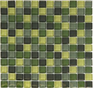 Glass Mosaic Tile for Kitchen Backsplash and Bathroom Green Yellow