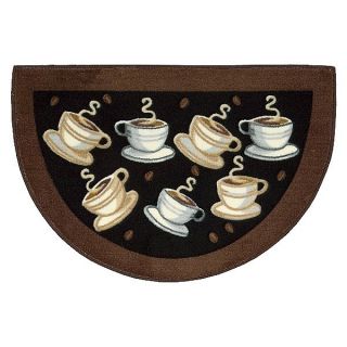 30 x 20 Slice Coffee Cup Cappuchino Kitchen Small Area Rug Throw