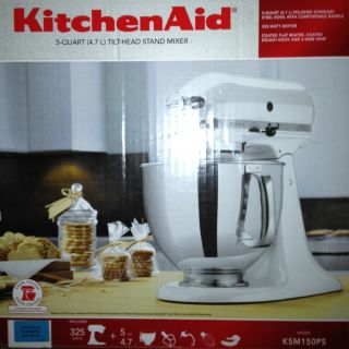 New KitchenAid Artisan® Series 5 Qt Stand Mixer KSM150PS Crystal Blue