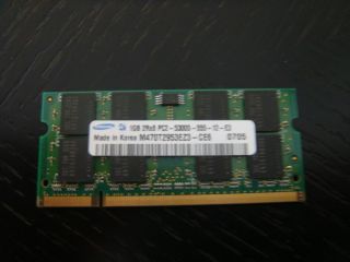 Kington 1GB 1Rx8 PC2 6400S Laptop Memory