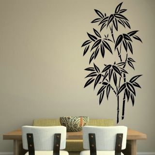 Kitchen on Chinese Bamboo Tree Wall Art Stickers Kitchen Bathroom Vinyl Flower