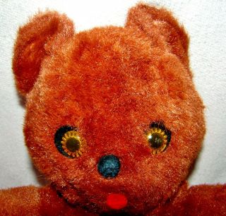 Knickerbocker VINTAGE Bear Plush Stuffed BROWN TEDDY TOY ANIMALS