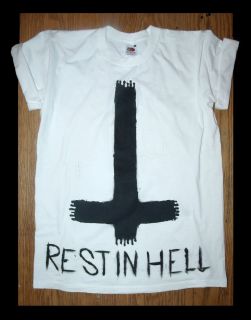 Drop Dead Featured Rest in Hell Apparel T Shirt