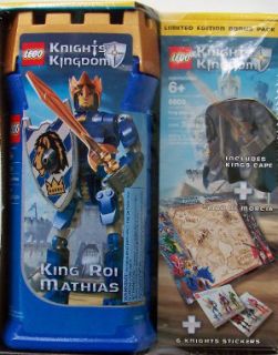 Lego 8809 Knights Kingdom King Roi Mathias Set MISB RARE New Free
