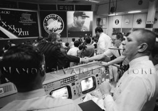 Apollo 13 Mission Control Gene Krantz Photo Print A4