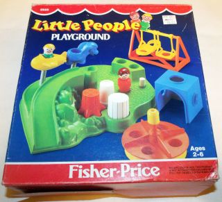 Vintage Fisher Price Little People Playground 1986 2525 100 Complete
