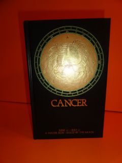 VTG 1985 Cancer Zodiac Horoscope Sign Journal Book by Quill Mark