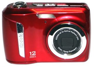 Kodak EASYSHARE C143 12.0 MP Digital Camera   Red in Perfect Working