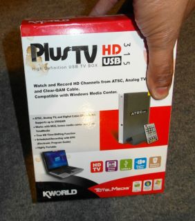 KWorld Plustv HD USB TV Box vs ATSC 315U