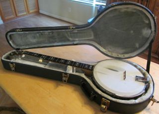 Orpheum No 1 5 String Open Back Banjo w Hard Case