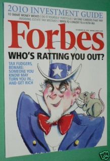 Forbes Magazine December 14 2009 2010 Investment Guide