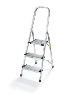 light Folding 3 Step Steps Steel Stool Ladder Ladders Foot Kitchen New