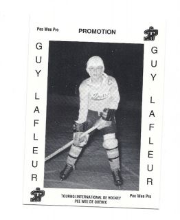 RARE 1992 P1 Thurso Guy Lafleur PeeWee Promo Card