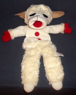 Lamb Chop Puppet * Classic Plush Doll * 16 * 2002 Aurora * Lambchop