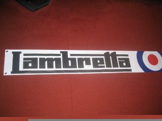 Lambretta Banner Vespa Scooter Mod