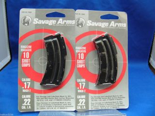 Savage Arms Magazine Mag 17 or 22 Lakefield Mark II 501 504 900 10 Rd