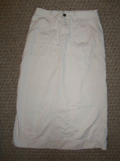 Girls Size 8 10 Long Old Navy Khaki Beige Skirt GUC Adj WST