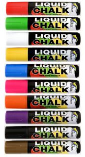 Liquid Chalk Pens Large for Chalkboards Menu Boards Blackboards