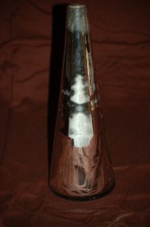 Large Lovely Mercury Glass Vase 16 in High
