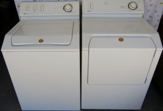 Matched Set Washer & Dryer Atlantis Oversize Capacity Plus Off White