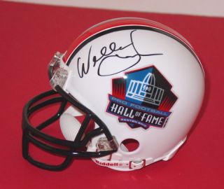 Willie Lanier Signed HOF Mini Helmet Kansas City Chiefs