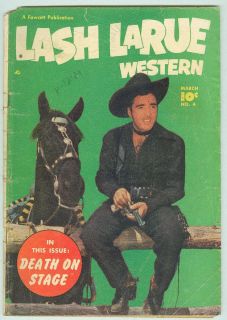 Lash LaRue Western 4 March 1950 G Photo Cover