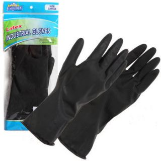NEW Scrub Buddies Industrial Latex Gloves 1 PAIR SMALL MEDIUM OR LARGE