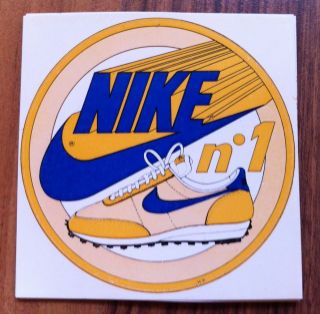 Original Nike Vinyl Sticker LDV Waffle Jordan Vintage OG