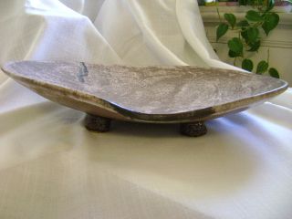 Magnificient McCarty Pottery Console /Centerpiece Bowl/ Work of Art