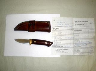 Loveless Custom Semi Skinner Hunting Knife Lawndale California