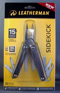 Leatherman 831428 Sidekick Multi Tool 15 Tools in 1 Needlenose Pliers