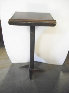 Vintage Tall Wood Conductor Music Stand Church Lecture Podium