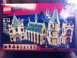 Lego 4842 Harry Potter Hogwarts Castle 1290 Pieces 10 Minifig New MISB