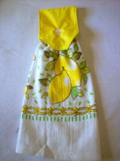 Lemons Hanging Kitchen Towel